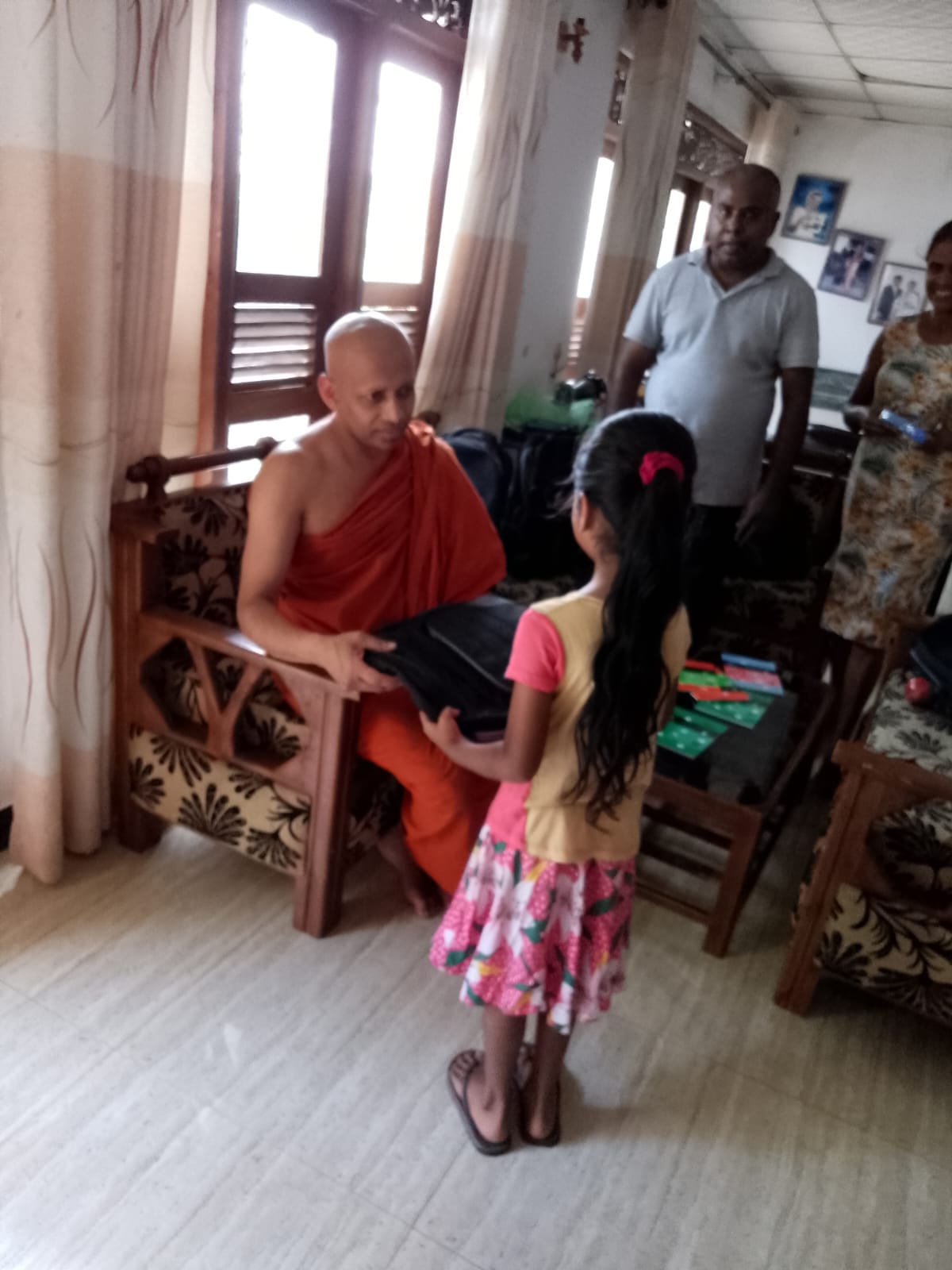 Donation of school items to children: Pilimathalawa