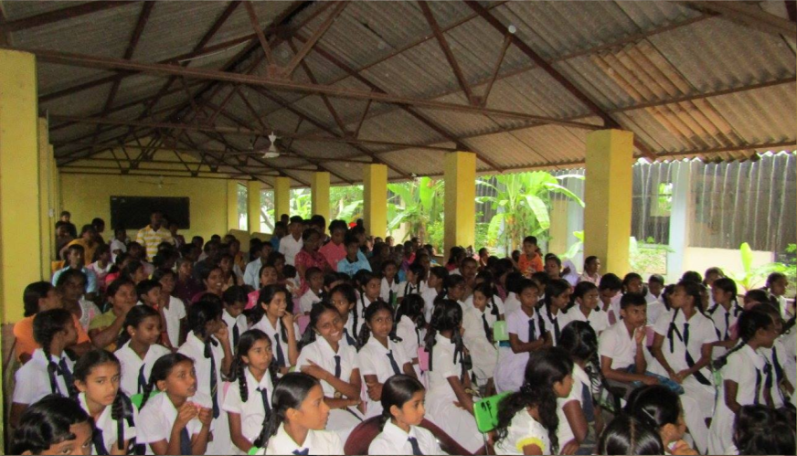 Distribution of school needs to Navodya Mahavidyalaya in Taldena, Badulla